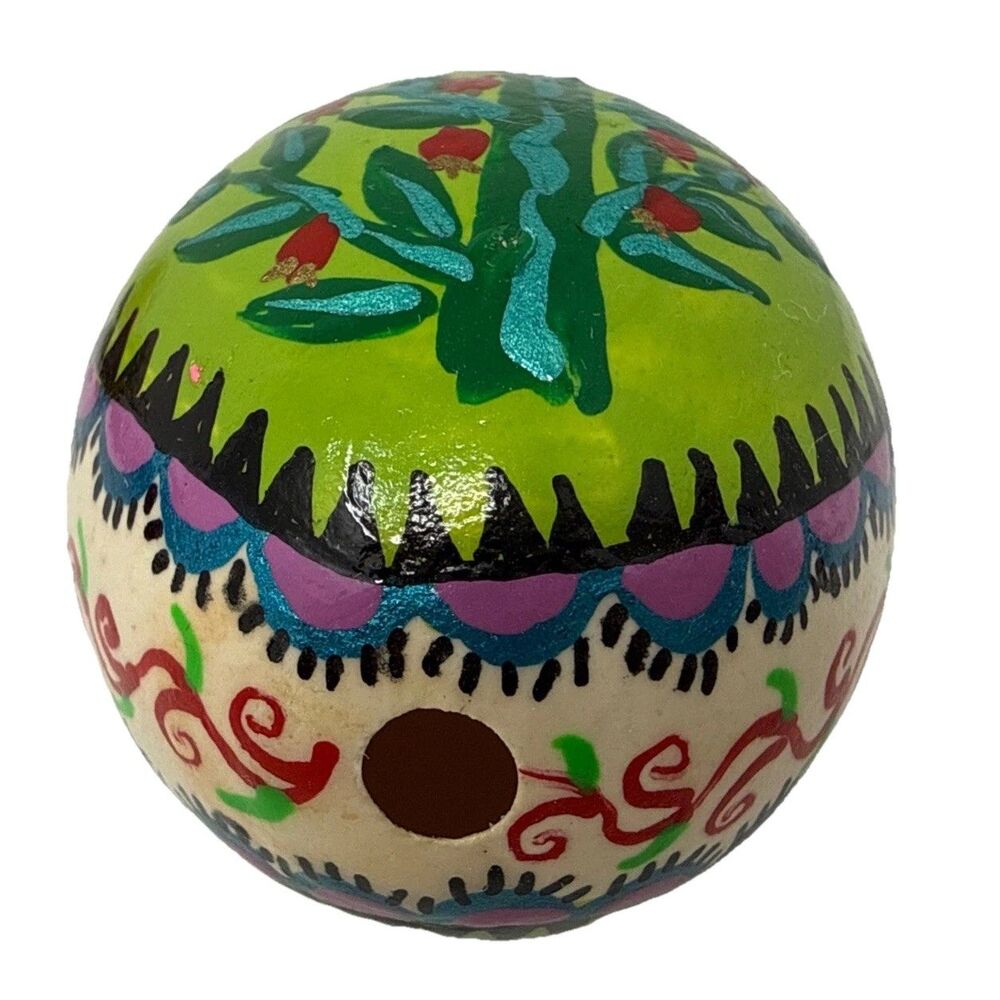Ukrainian Pysanky Blown Easter Eggs Kistka Hand Dyed Painted Folk Art Lot of 7 - Picture 10 of 16